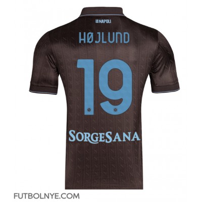 Camiseta SSC Napoli Rasmus Hojlund #19 Tercera Equipación 2025-26 manga corta Camiseta SSC Napoli Rasmus Hojlund #19 Tercera Equipación 2025-26 manga corta